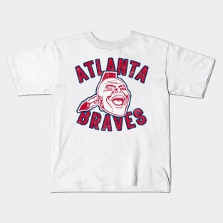 Vintage Style Atlanta Braves Kids T-Shirt